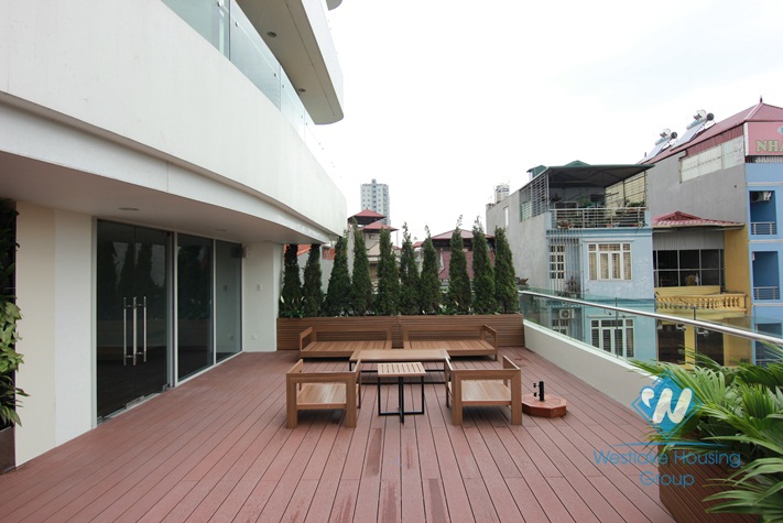 Lake view-Brand new apartment for rent in Tay Ho area-Watermark Building
